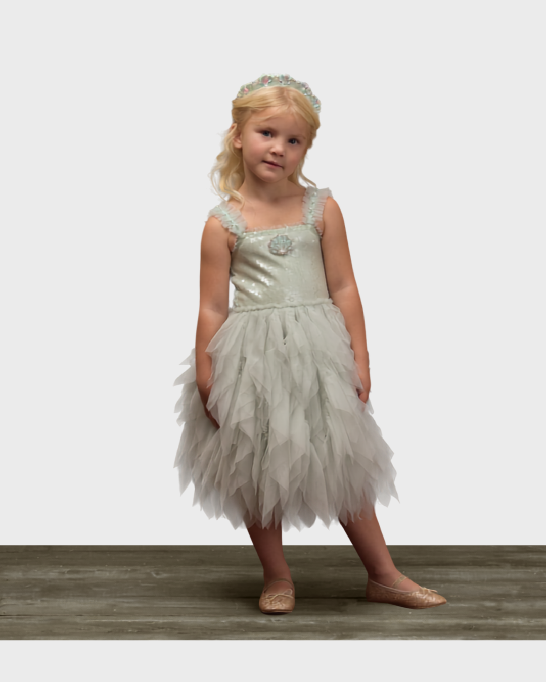 Noralee Girls Magique Sequin & Tulle Dress