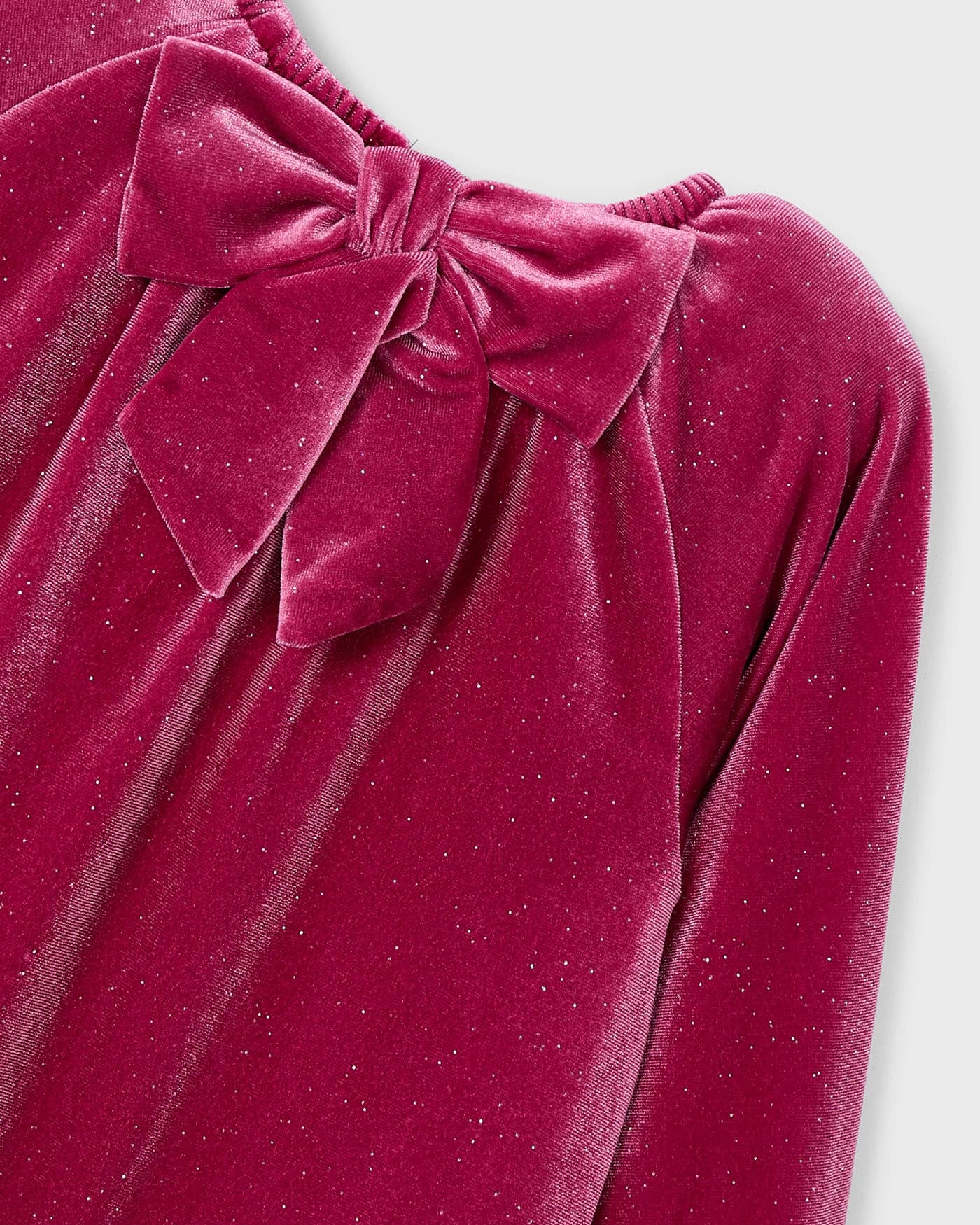 Mayoral Girls Velvet Sparkle Dress_ 4923