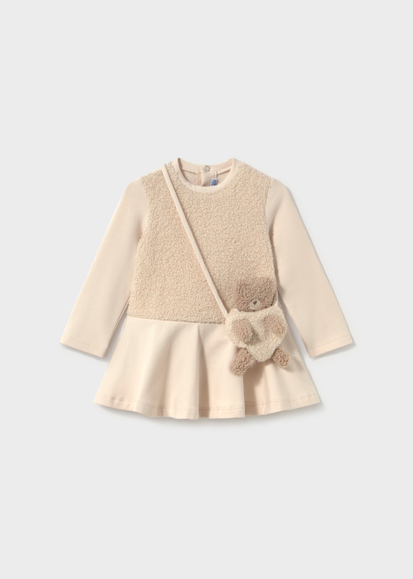 Mayoral Baby Girls Dress With Teddy Bag