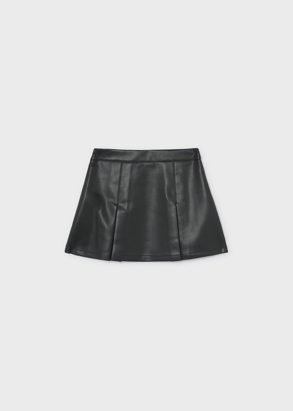 Mayoral Girls Faux Leather Jacket & Skirt Set
