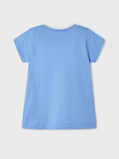 Mayoral Mini Blue Graphic Short Sleeve T-Shirt_ 3090-50
