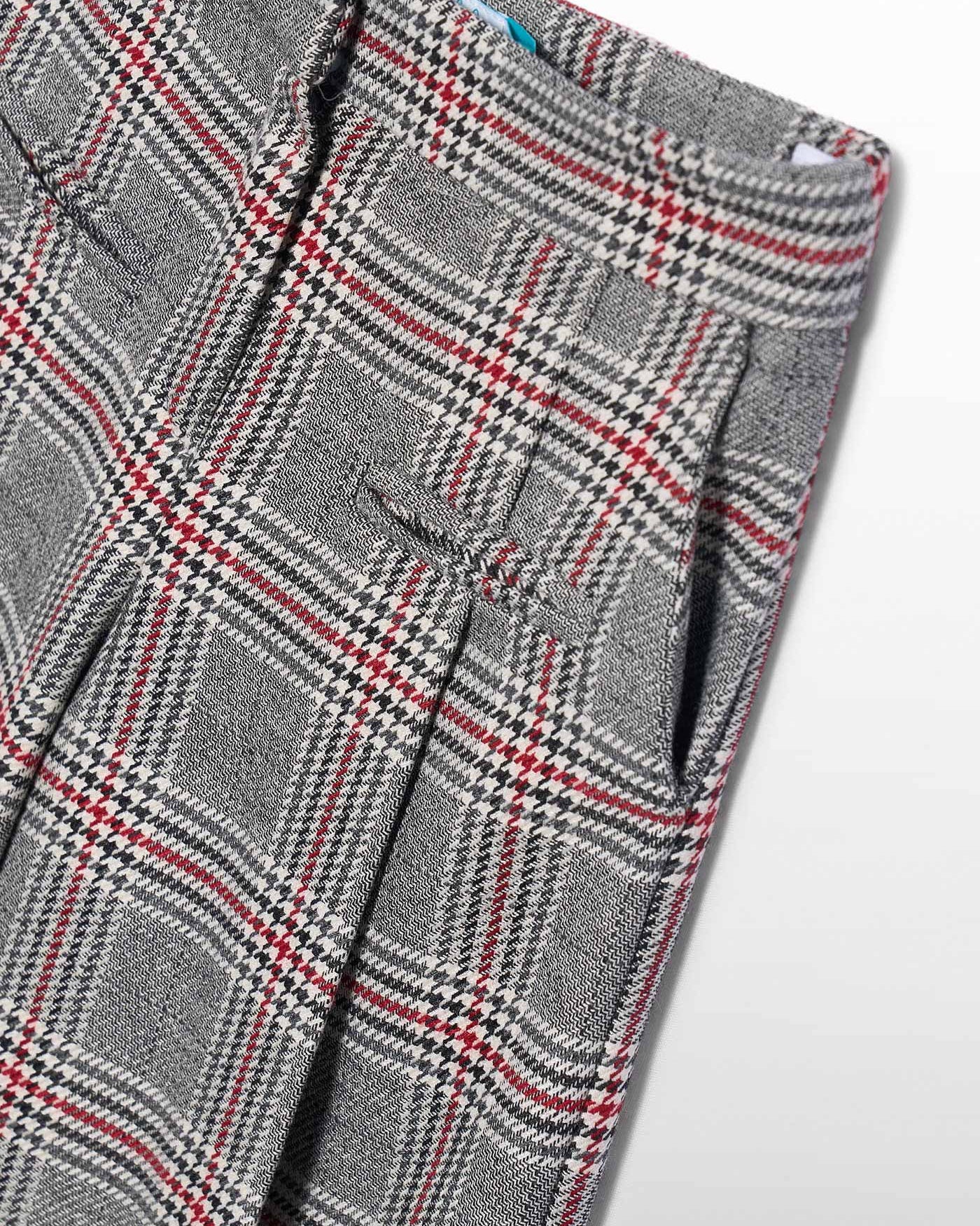 Abel & Lula Girls Checked Culotte Pants