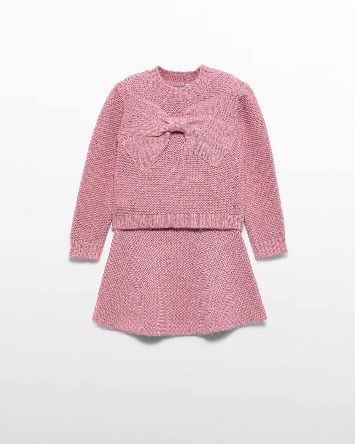 Abel & Lula Girls Skirt with Bow Top Set