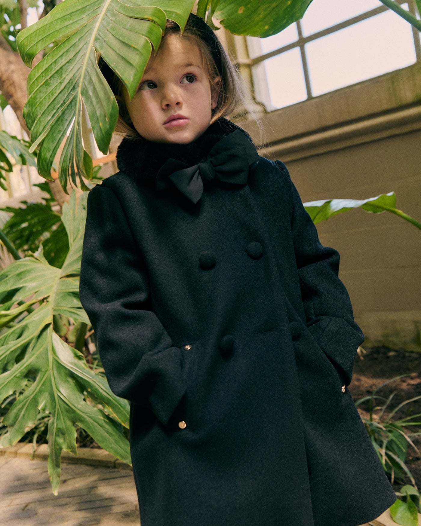 Abel & Lula Girls Wool Coat