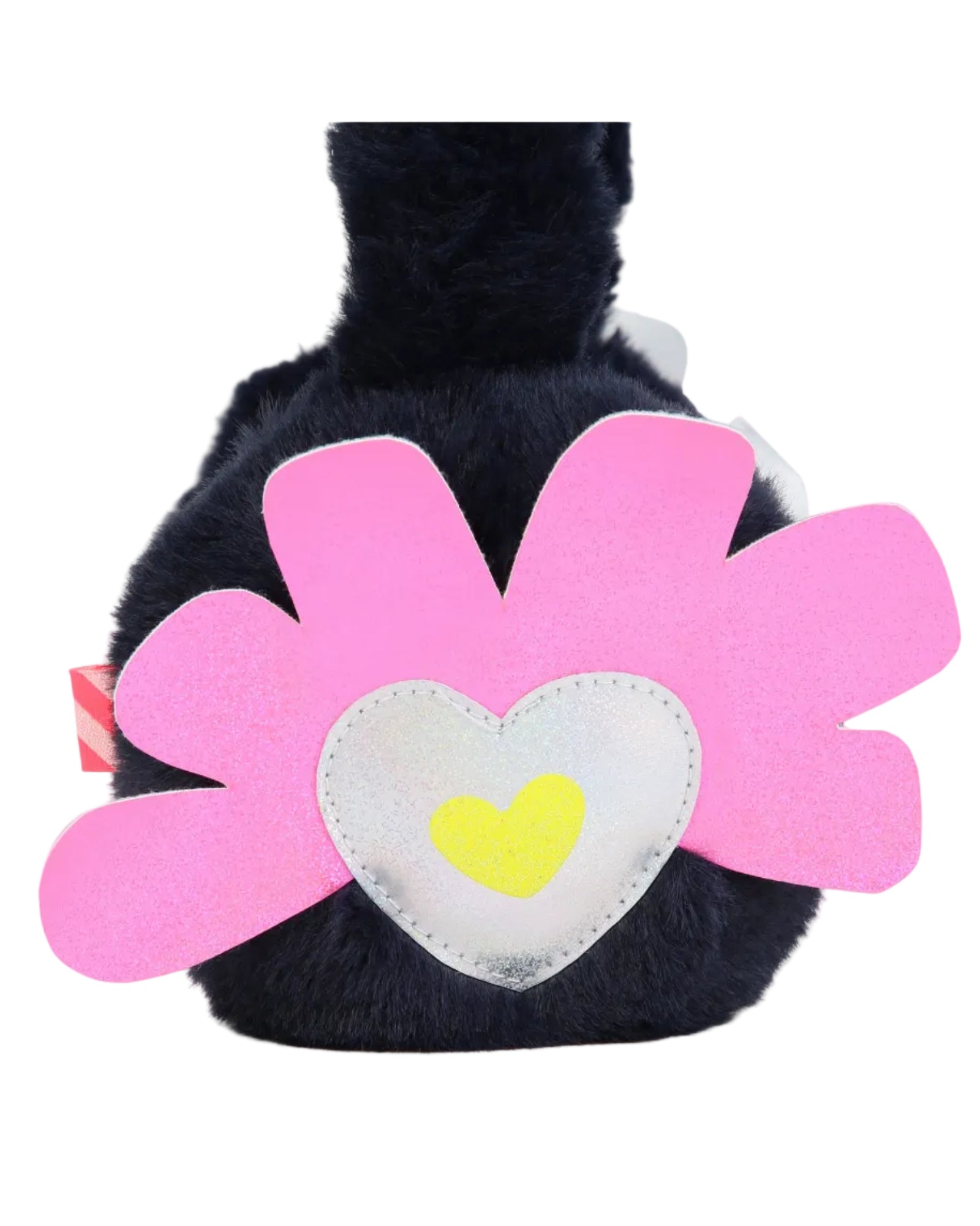 Billie Blush Girls Haux Fur Heart Earmuffs