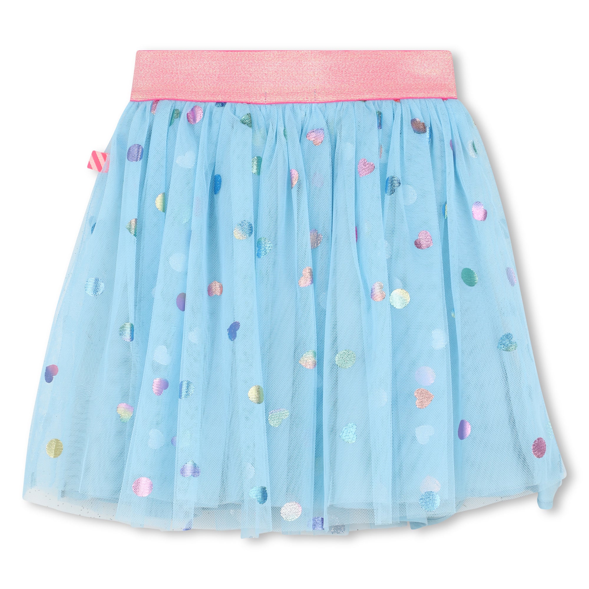 Billie Blush Girls Mesh Skirt