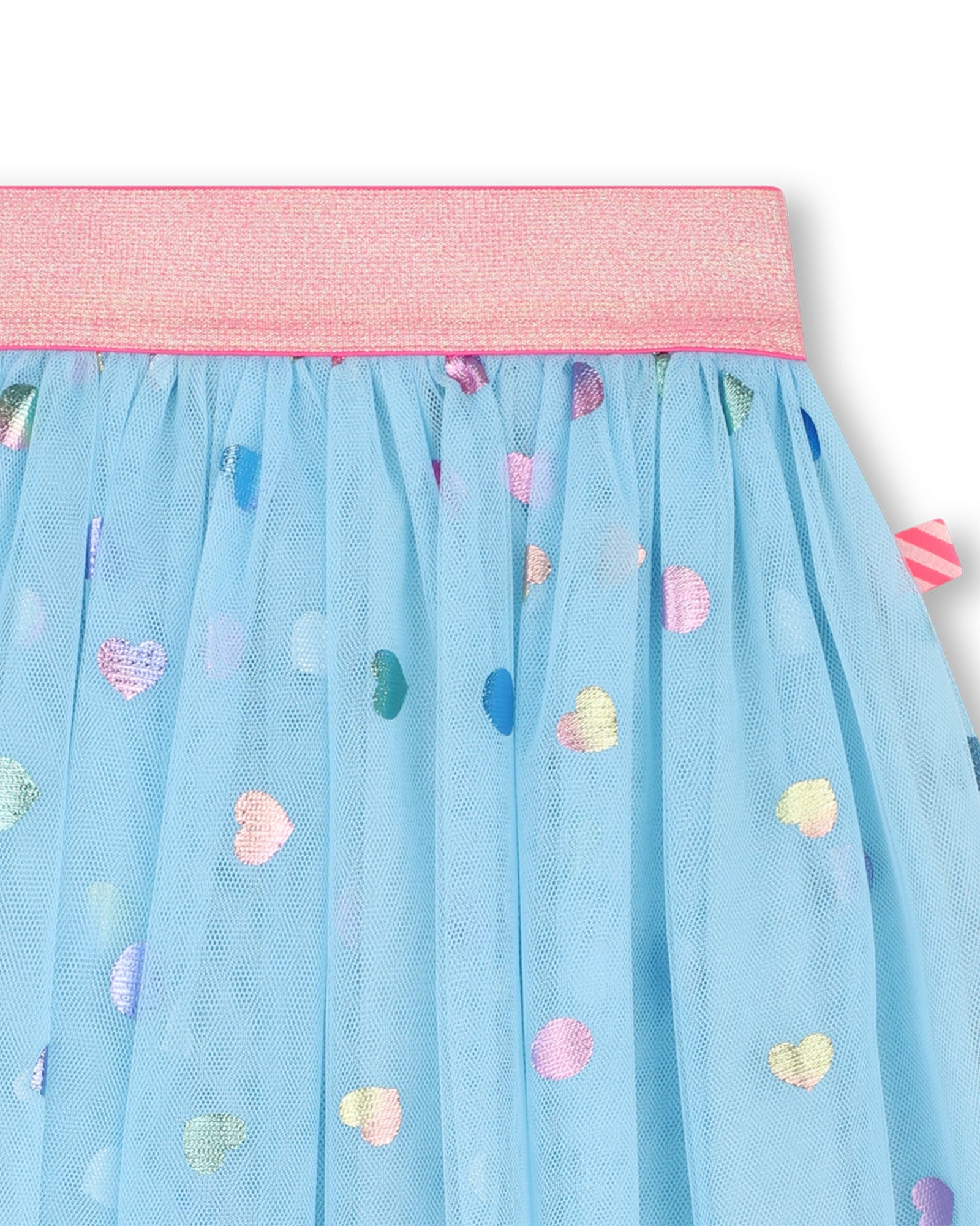 Billie Blush Girls Mesh Skirt