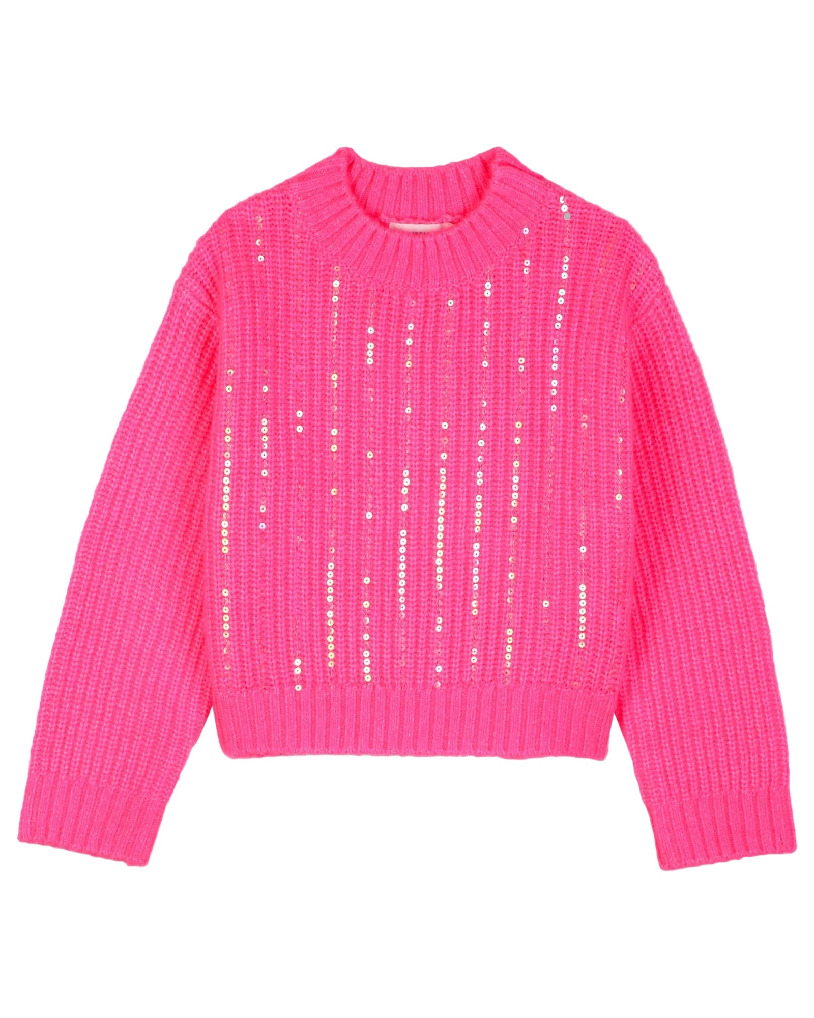 Billie Blush Girls Sequin Sweater