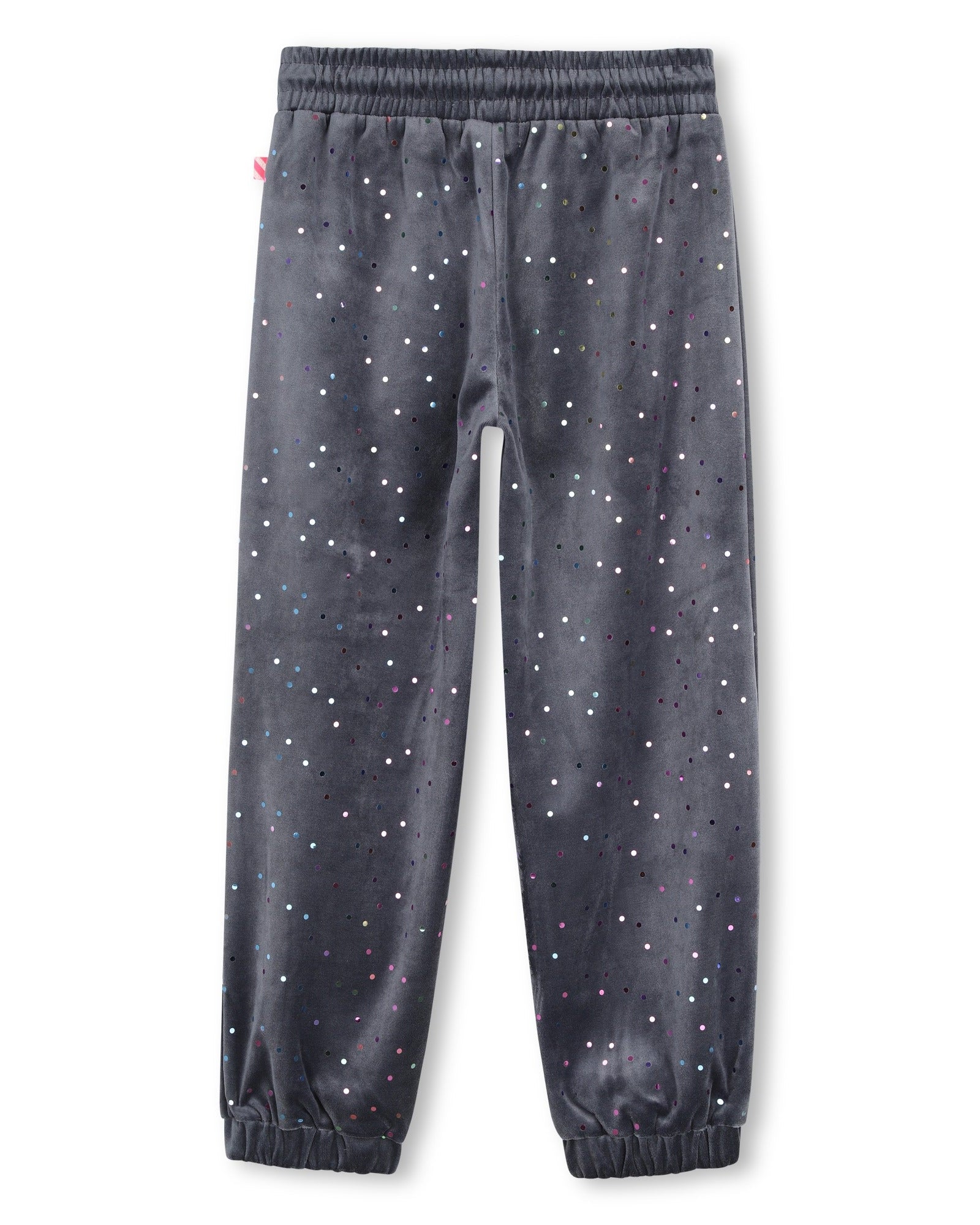 Billie Blush Girls Velvet Joggers
