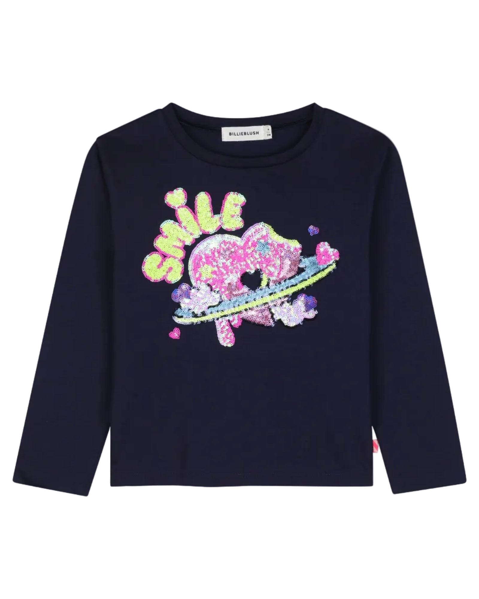 Billieblush Girls Long Sleeve Sequin Shirt
