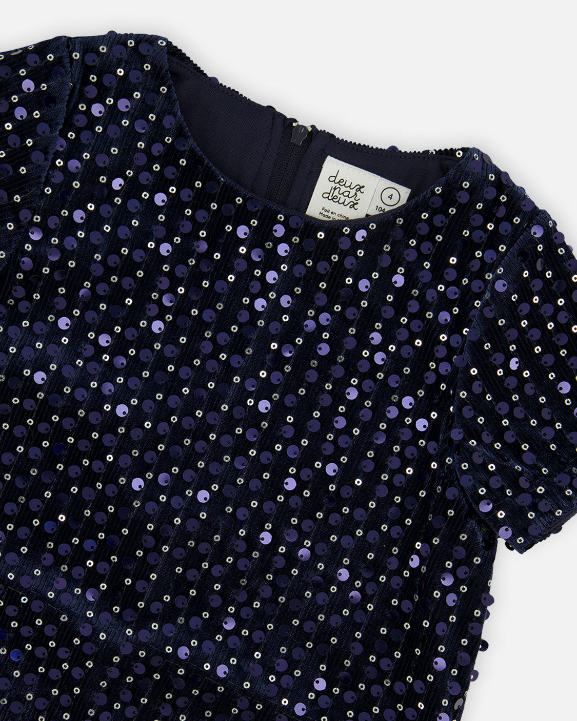 Deux Par Deux Girls Sequin Dress