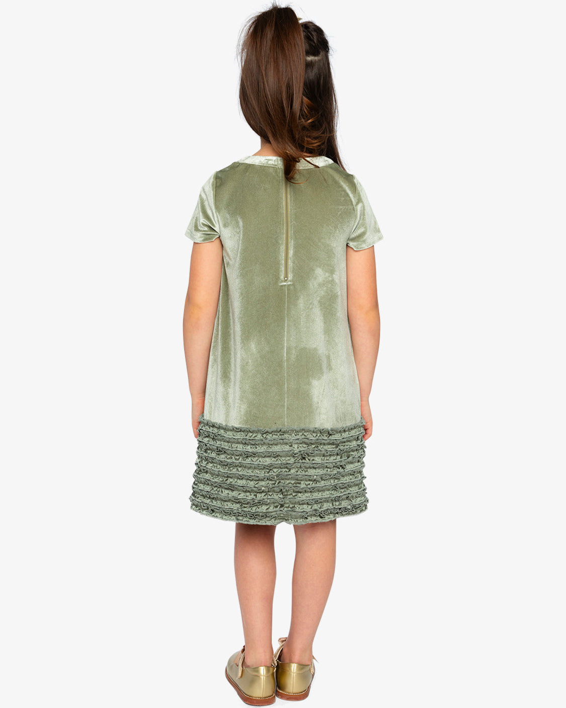 Deux Par Deux Girls Trapeze Dress