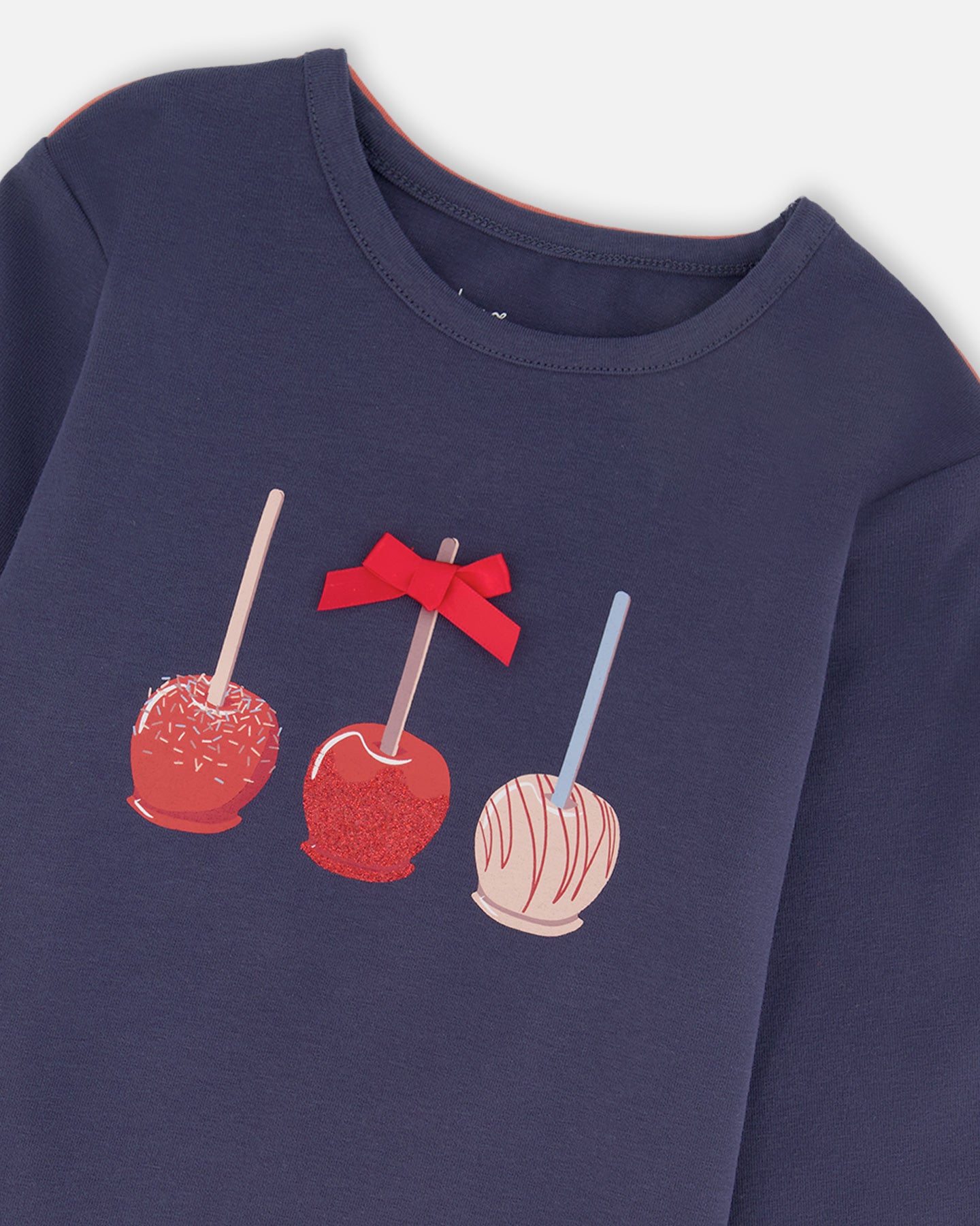 Deux Par Deux Girls Organic Cotton T-shirt_ H20I70