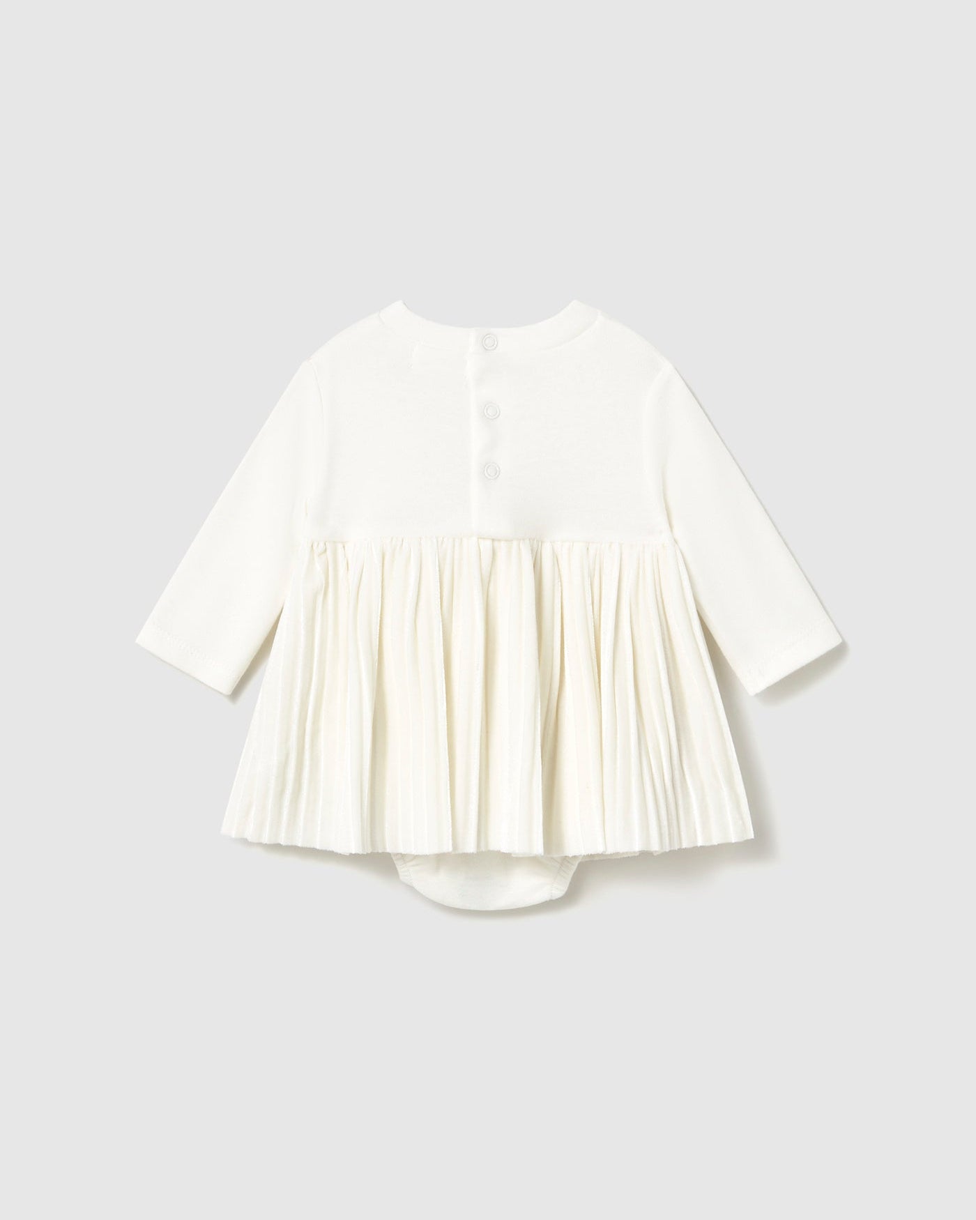 Mayoral Baby Girls Pleated Dress natural
