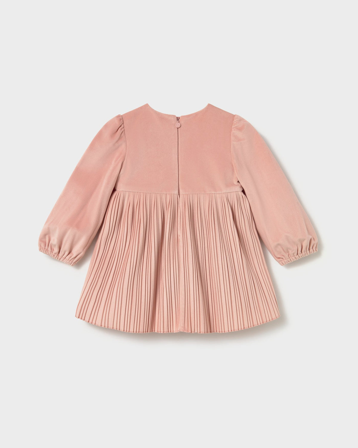 Mayoral Baby Girls Velvet Pleated Dress