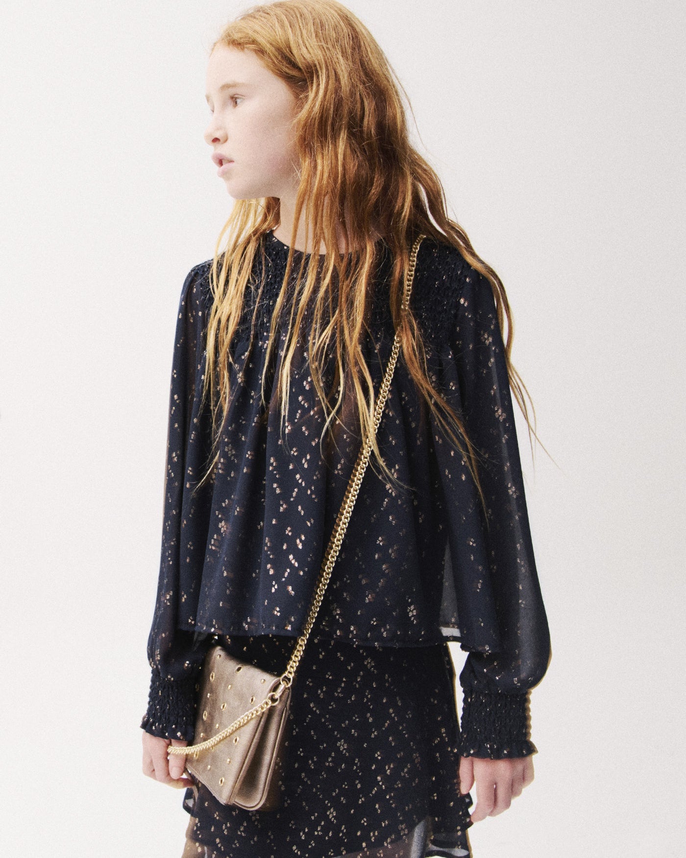 Mayoral Girls Printed Chiffon Skirt