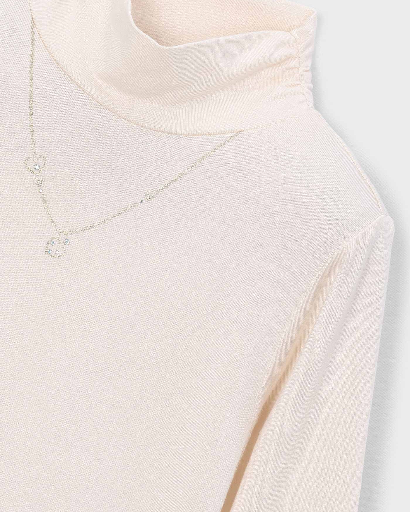 Mayoral Girls Turtleneck beige