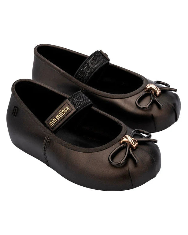 Mini Melissa Girls Ballet Flats black