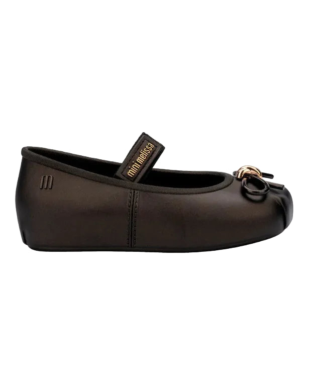 Mini Melissa Girls Ballet Flats black