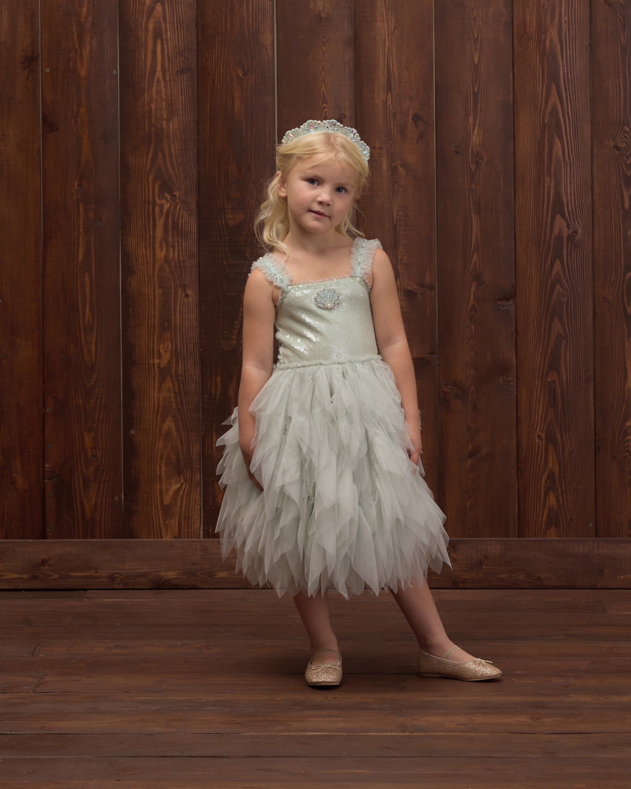Noralee Girls Magique Sequin & Tulle Dress