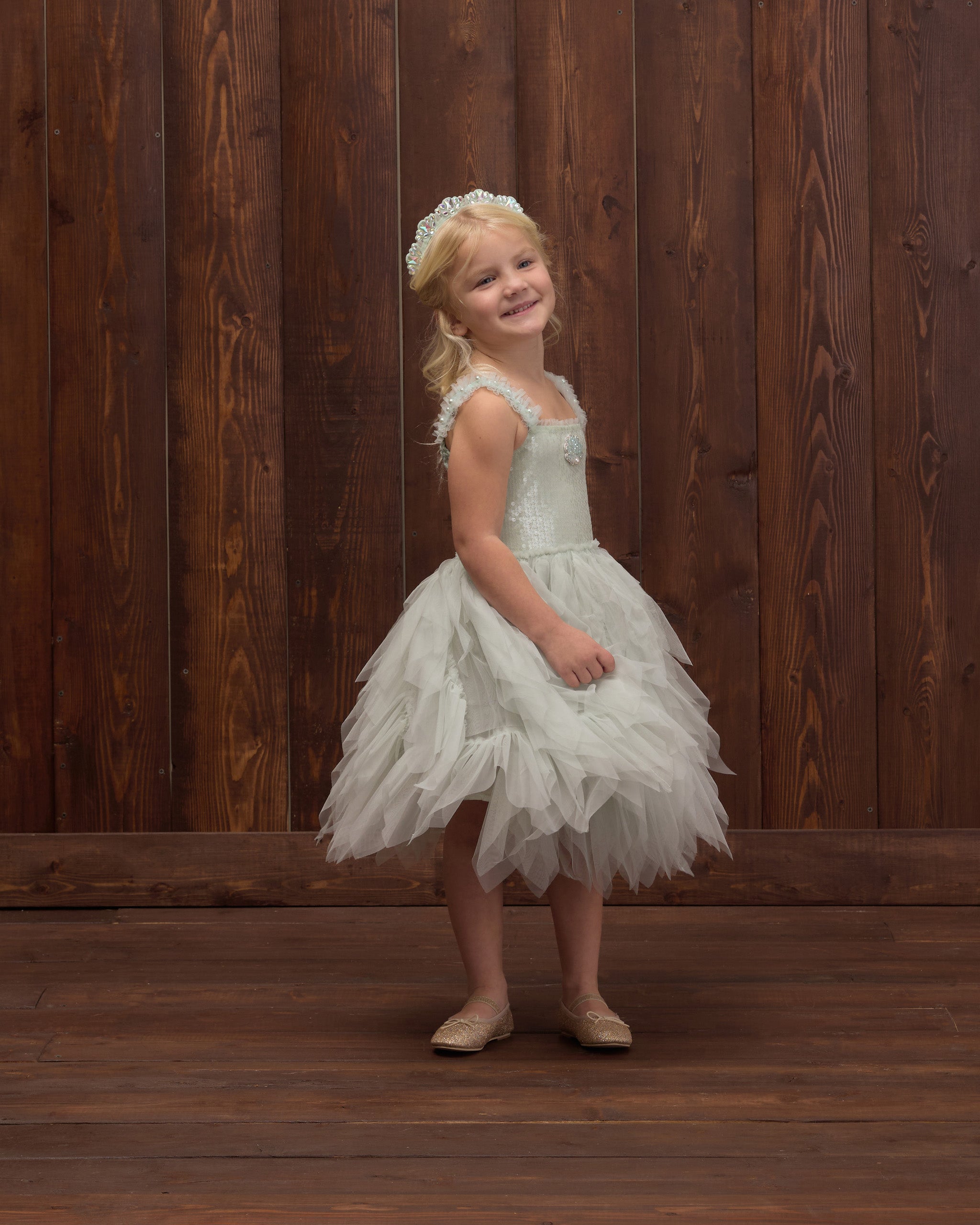Noralee Girls Magique Sequin & Tulle Dress