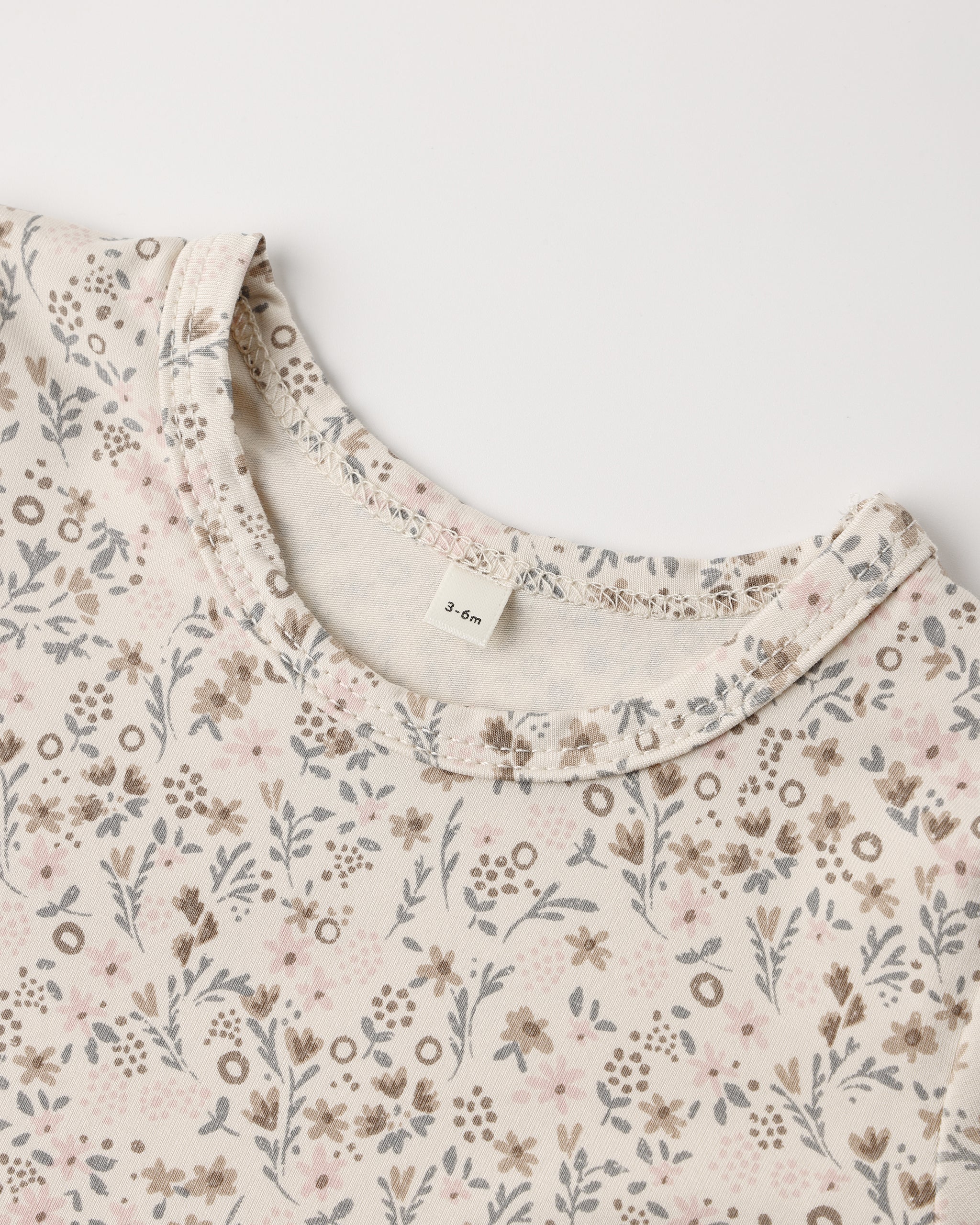 Quincy Mae Baby Girls Bamboo Pajama Set