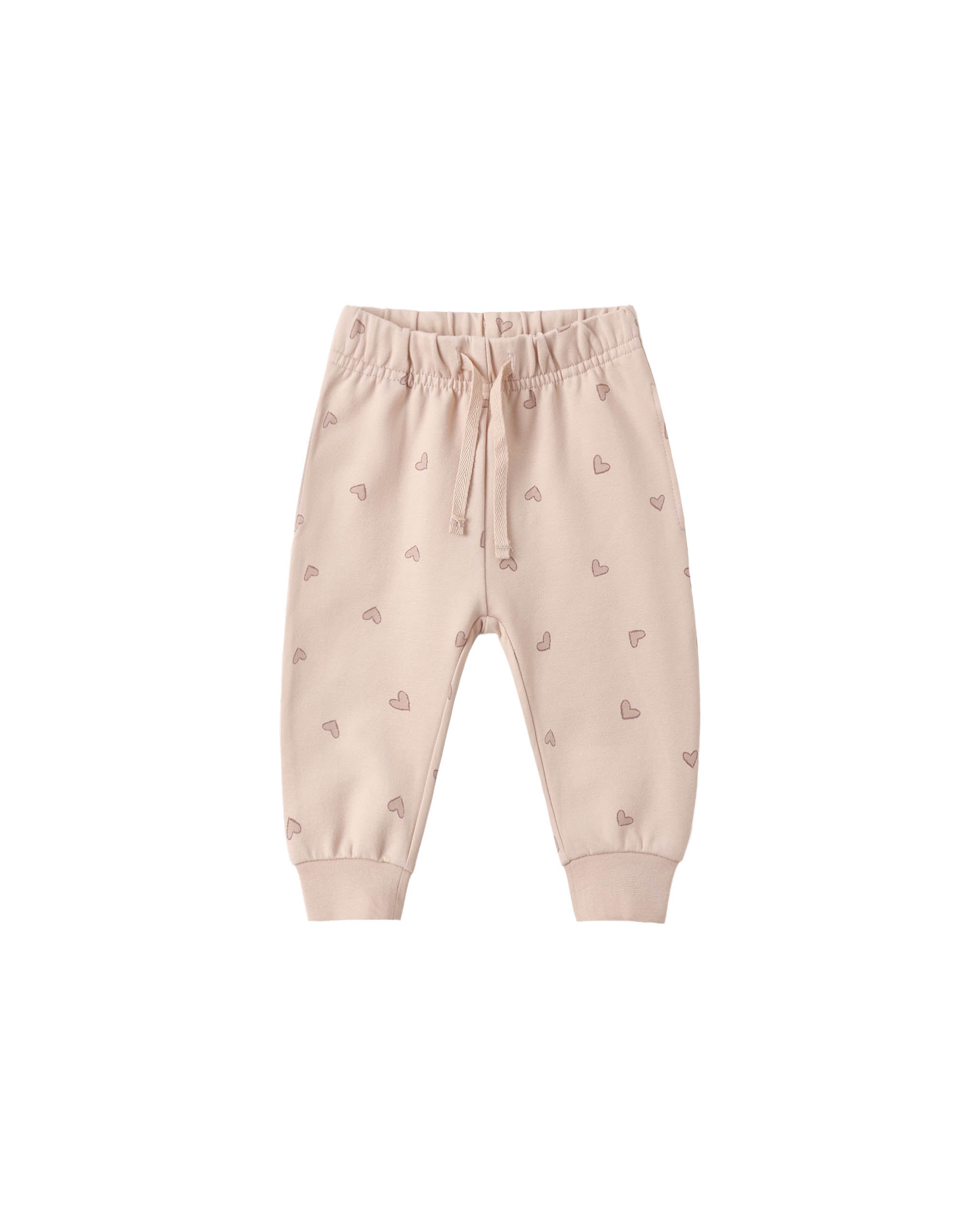 Quincy Mae Baby Girls Hearts Sweatshirt & Sweatpants Set
