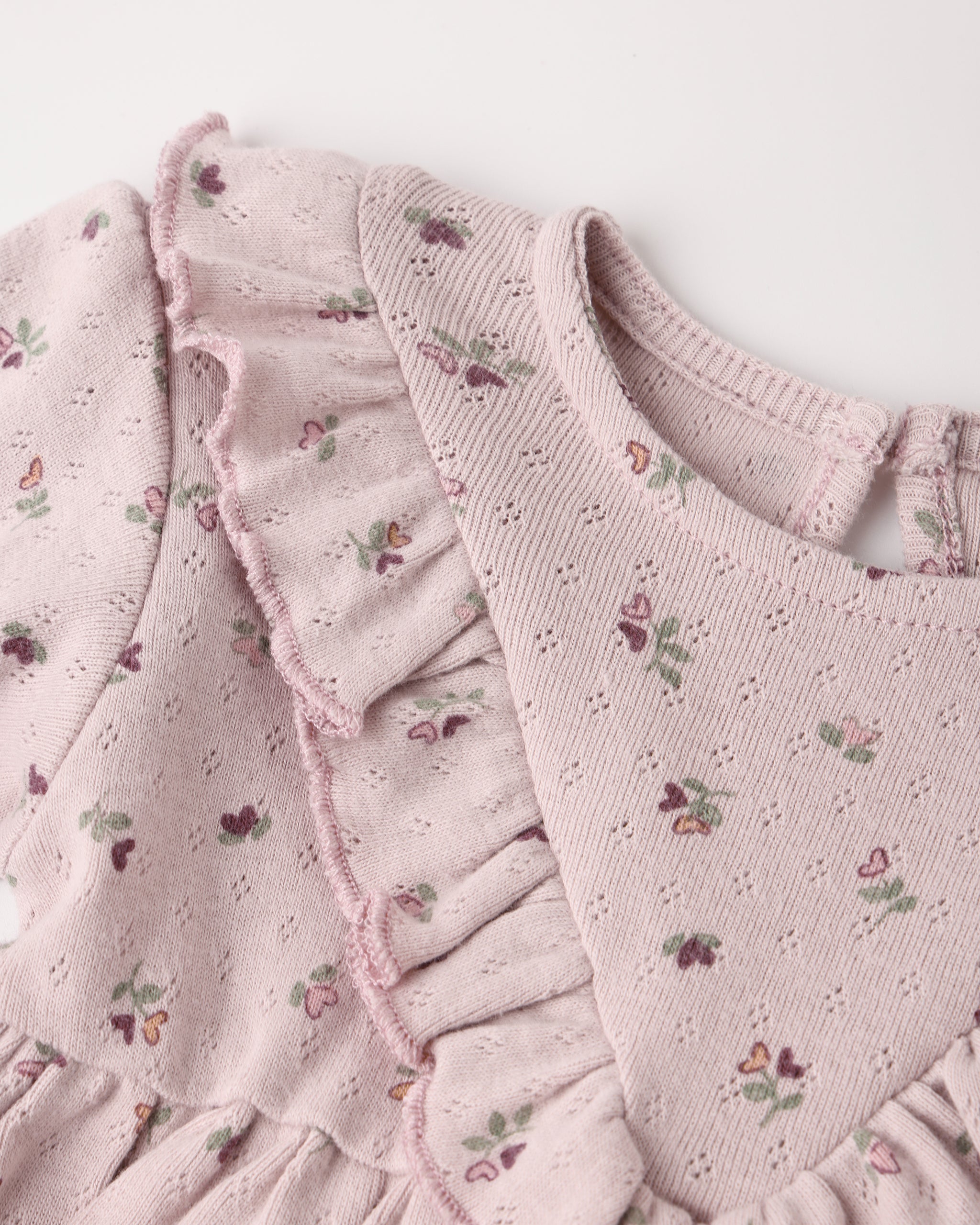 Quincy Mae Baby Girls Long Sleeve Ruffle Dress