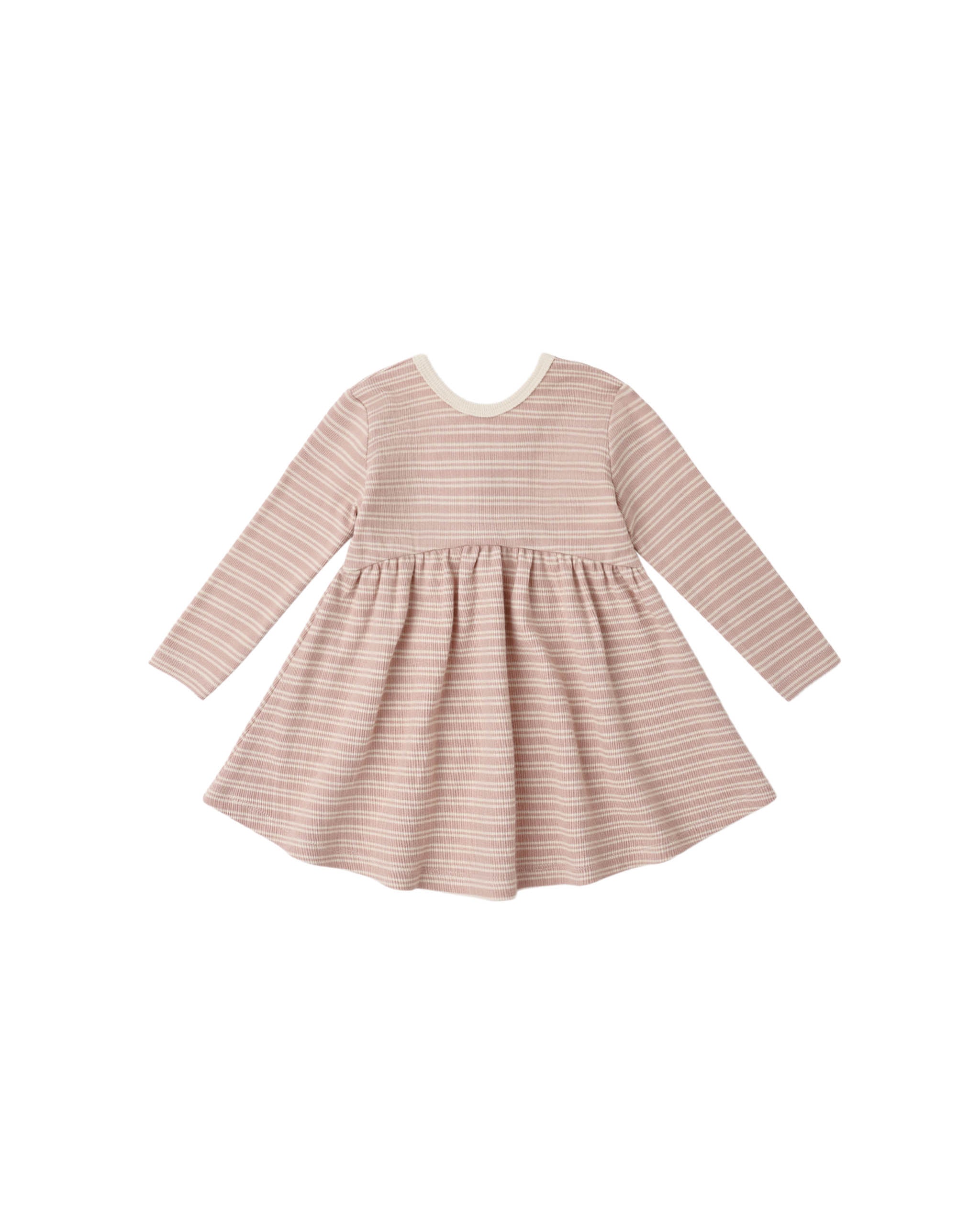 Quincy Mae Baby Girls Long Sleeve Striped Dress