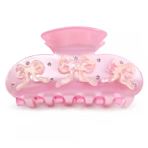 Rosie Pearl Bow Acrylic Claw Clip