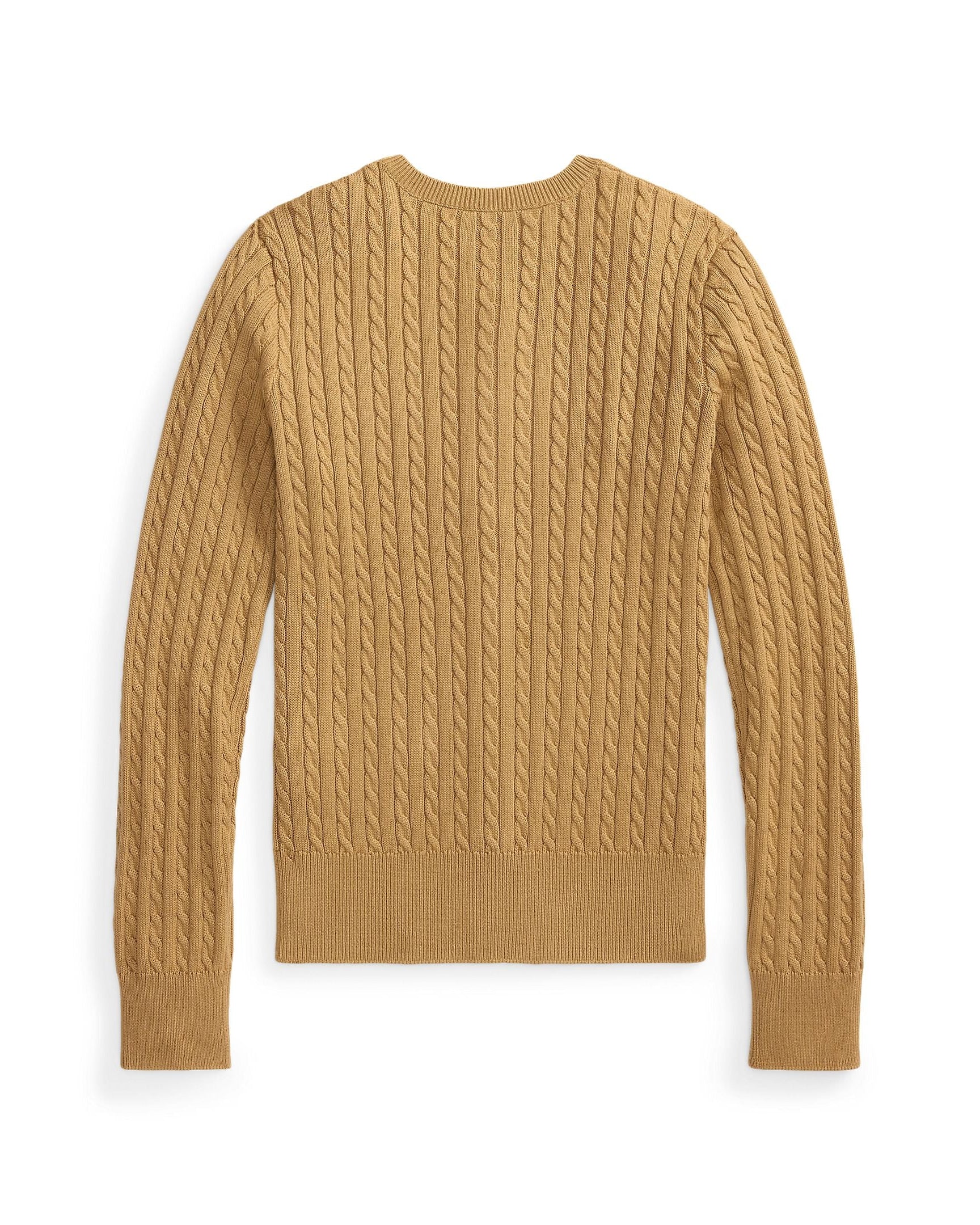 Ralph Lauren Girls Cable-Knit Polo Bear Cotton Cardigan