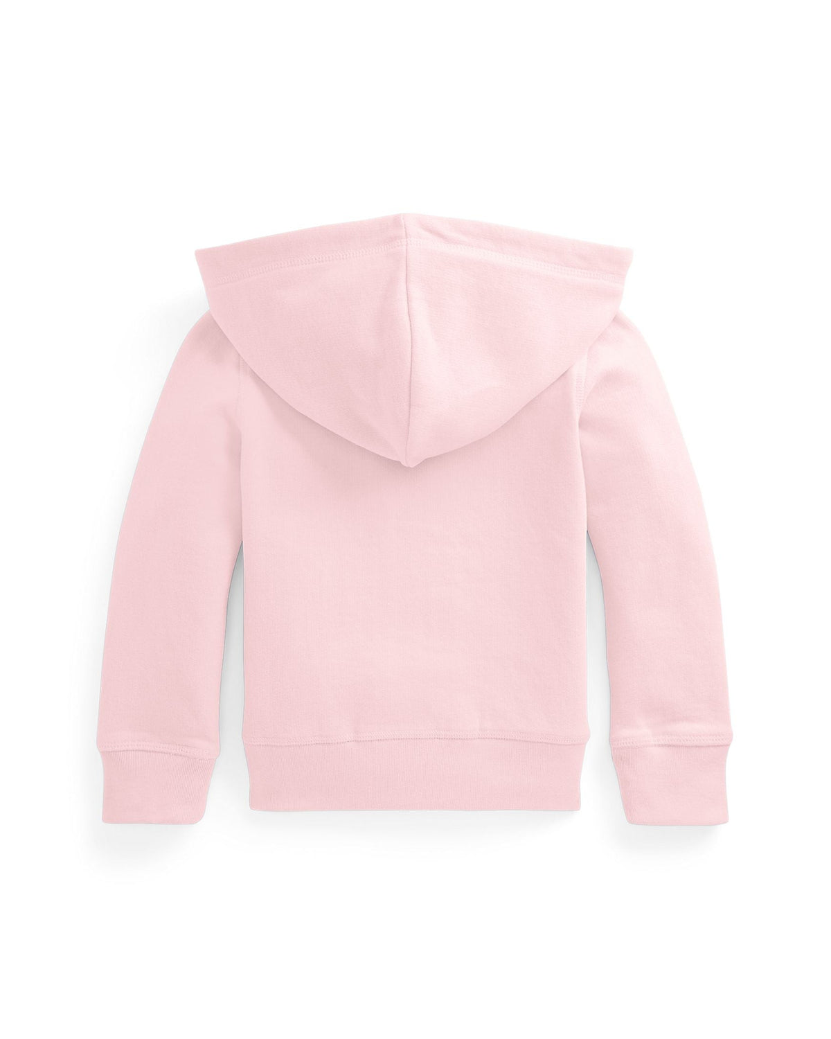 Ralph Lauren Mini Girls Cotton-Blend-Fleece Full-Zip Hoodie pink