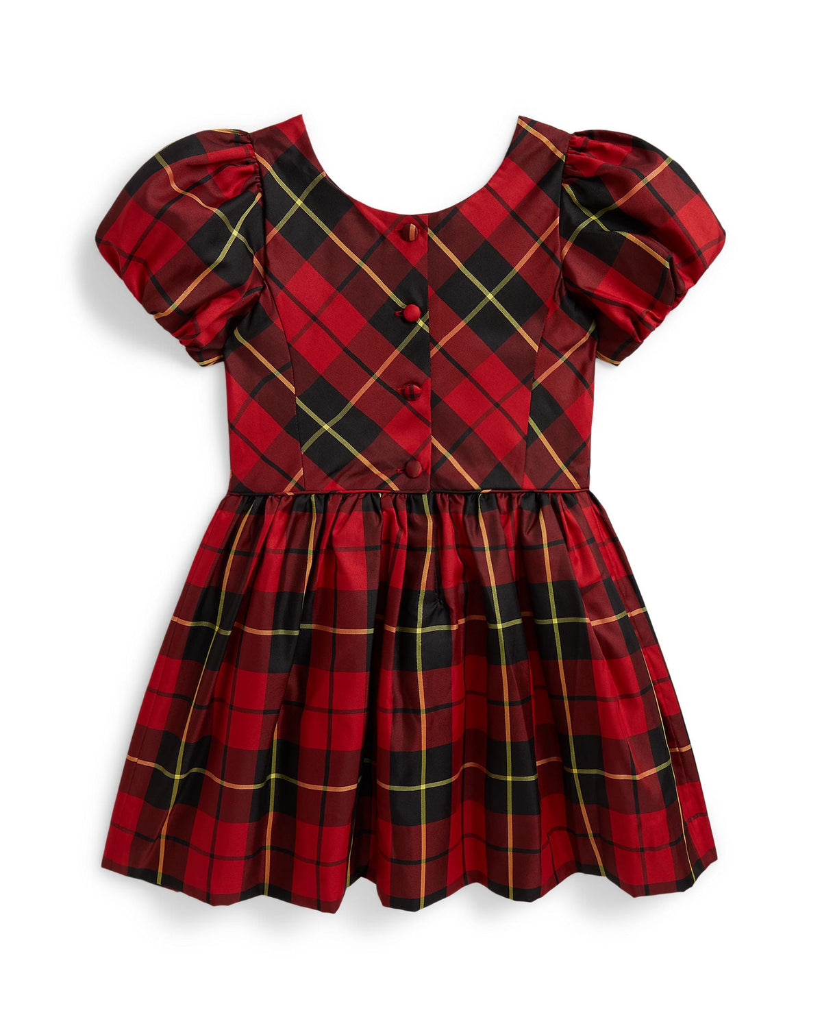 Ralph Lauren Mini Girls Taffeta Plaid Dress