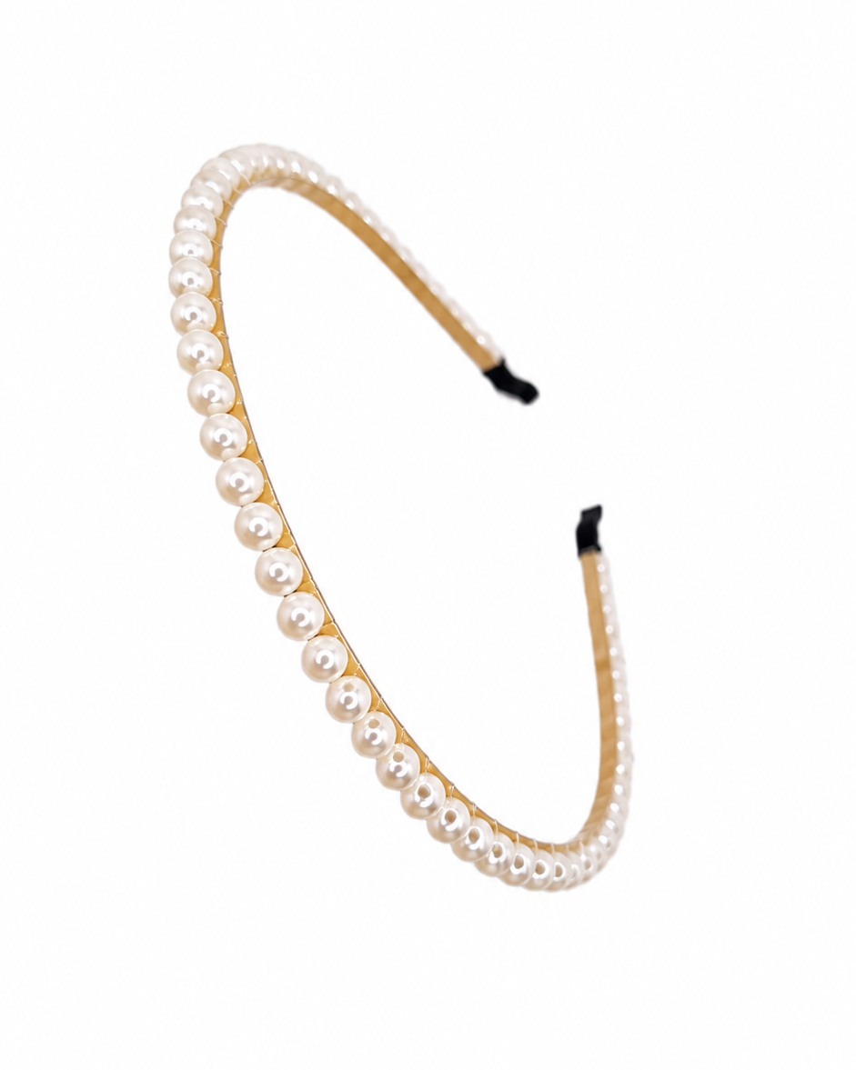 Rosie Faux Small Pearl Headband