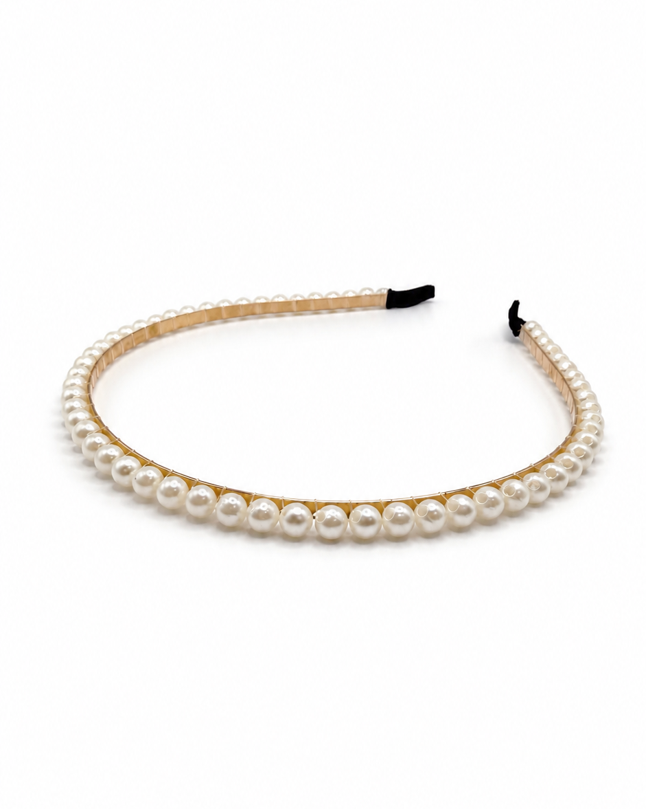 Rosie Faux Small Pearl Headband