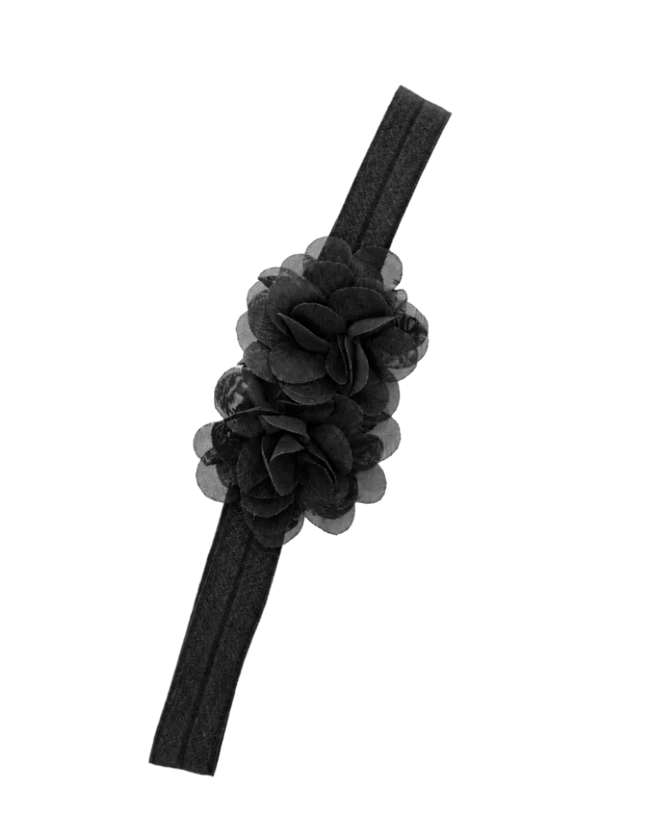 Rosie Floral Nylon Baby Headband