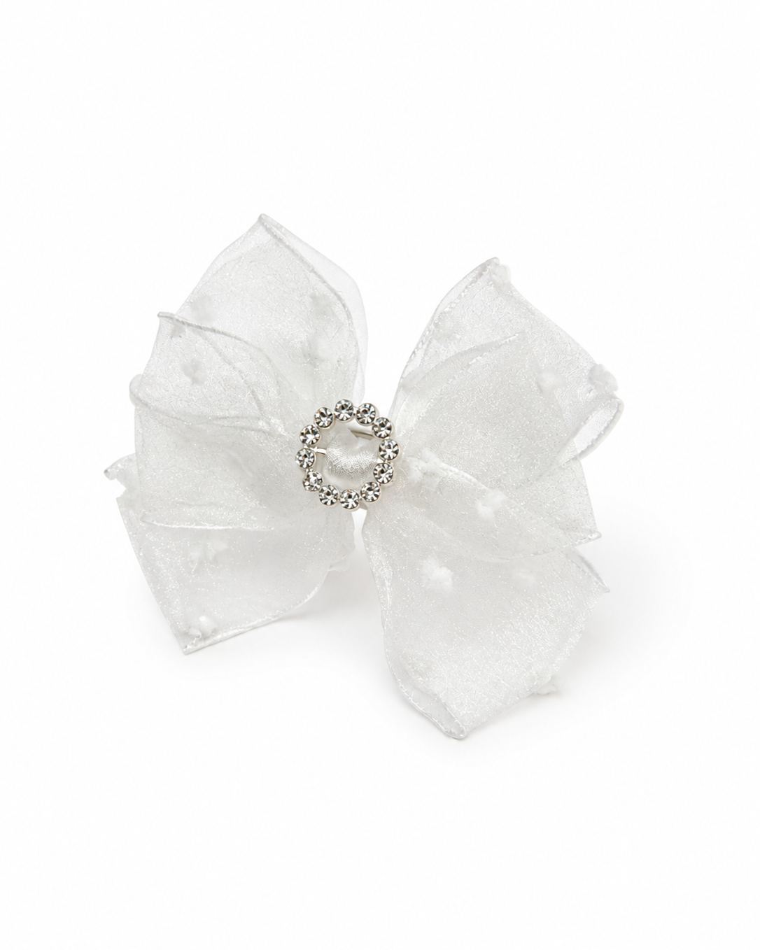 Rosie Mesh Gauze Bow Hair Clip