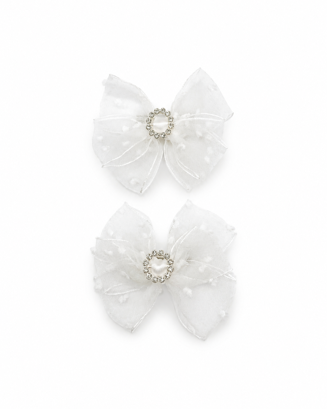 Rosie Mesh Gauze Bow Hair Clip