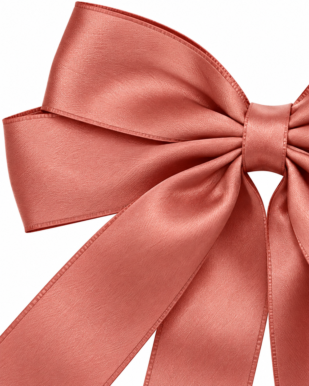 Rosie Satin Ribbon Bow Hair Clip