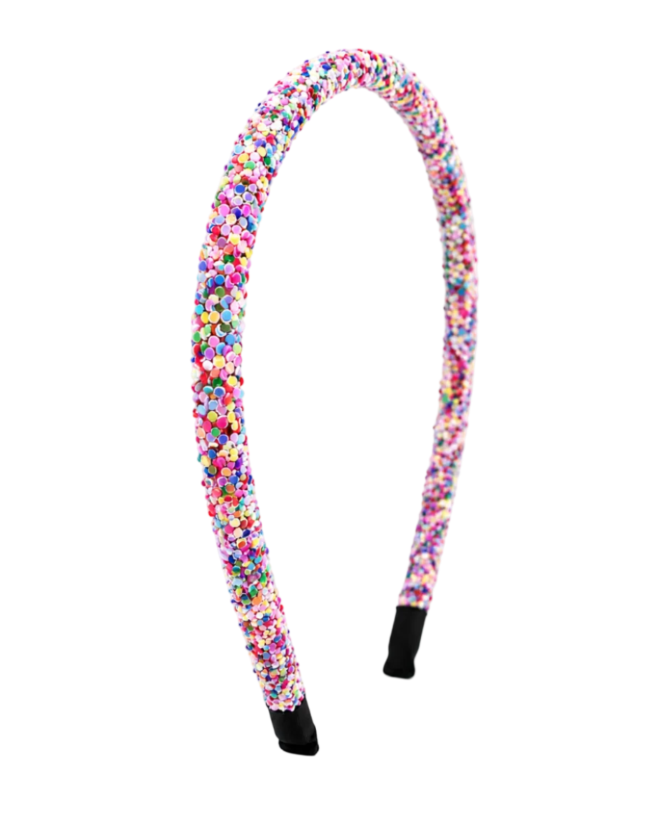 Rosie Slim Confetti Glitter Headband