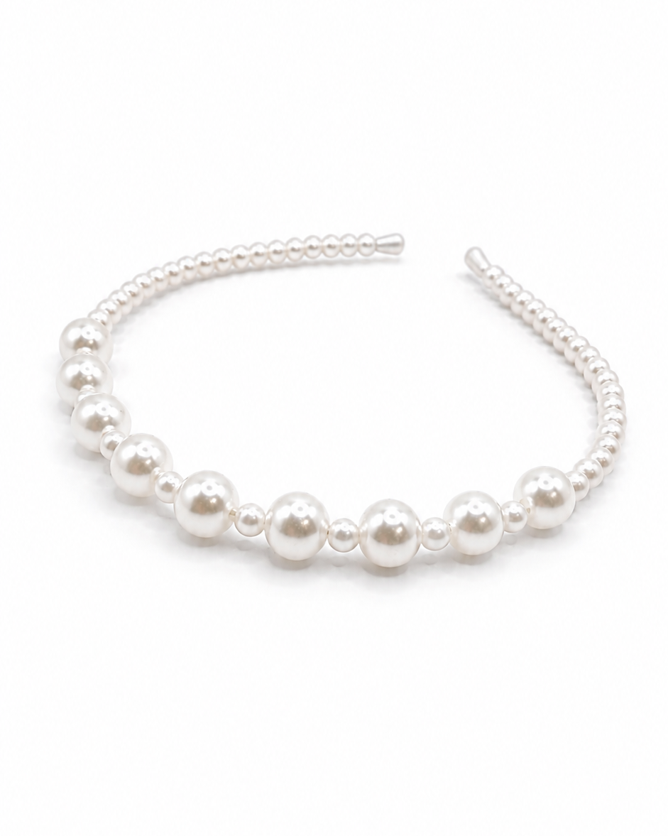 Rosie Two Pearl Headband