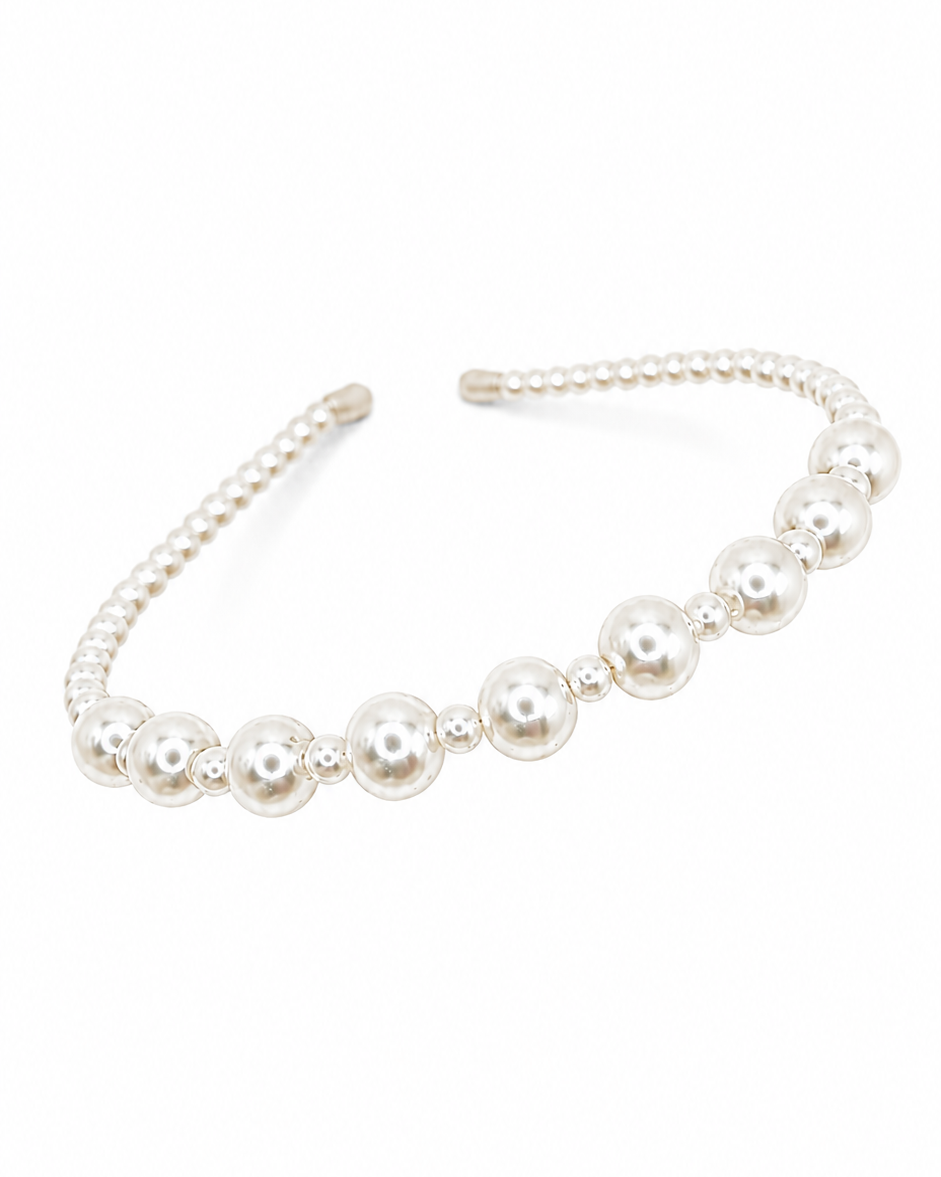 Rosie Two Pearl Headband