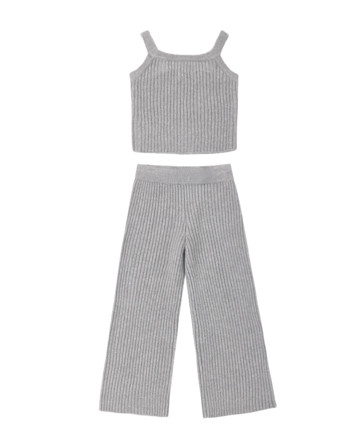 Rylee + Cru Girls Fuzzy Knit Lounge Set