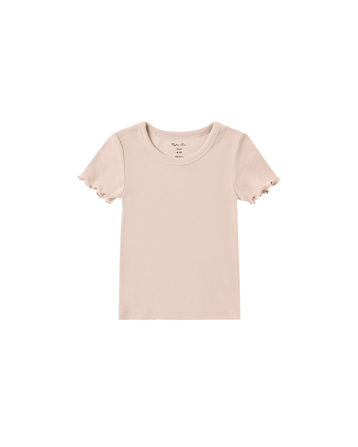 Rylee + Cru Girls Ribbed Basic Tee