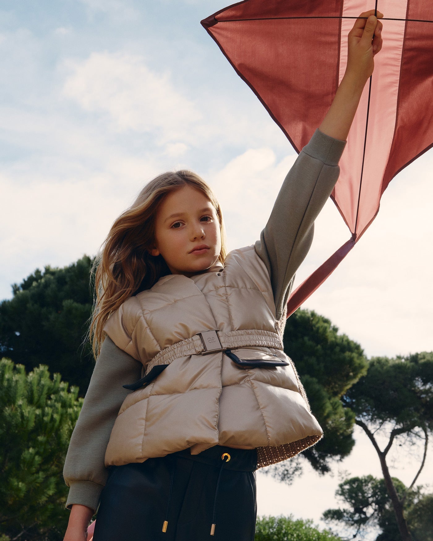 Abel & Lula Girls Padded Vest_ 5839 - NorthGirls