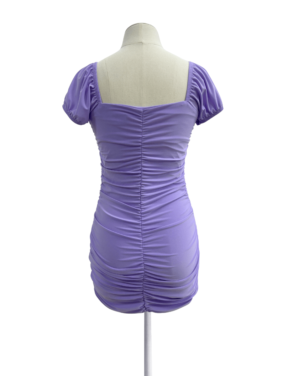 Cheryl Kids Amelia Ruched Body & Cap Sleeve Party Dresses - NorthGirls