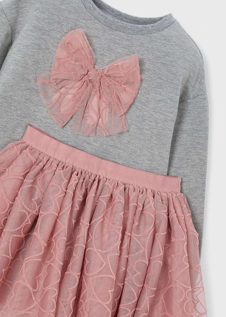Mayoral Girls Tulle Skirt Set_ 4936