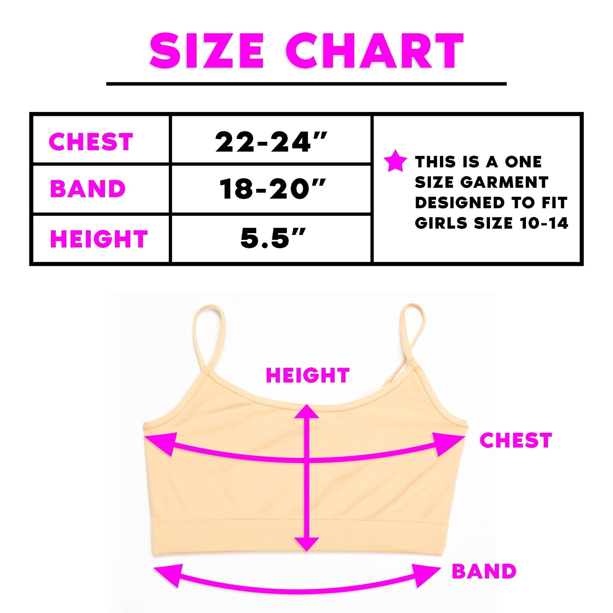 Girls Bralette Cami_One Size - NorthGirls
