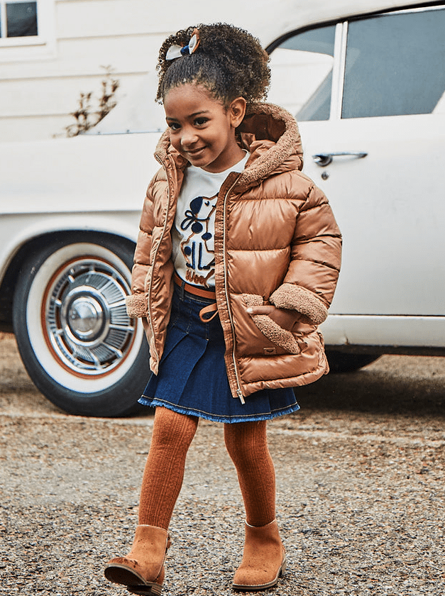 Girls Denim Skirt With Belt - NorthGirls
