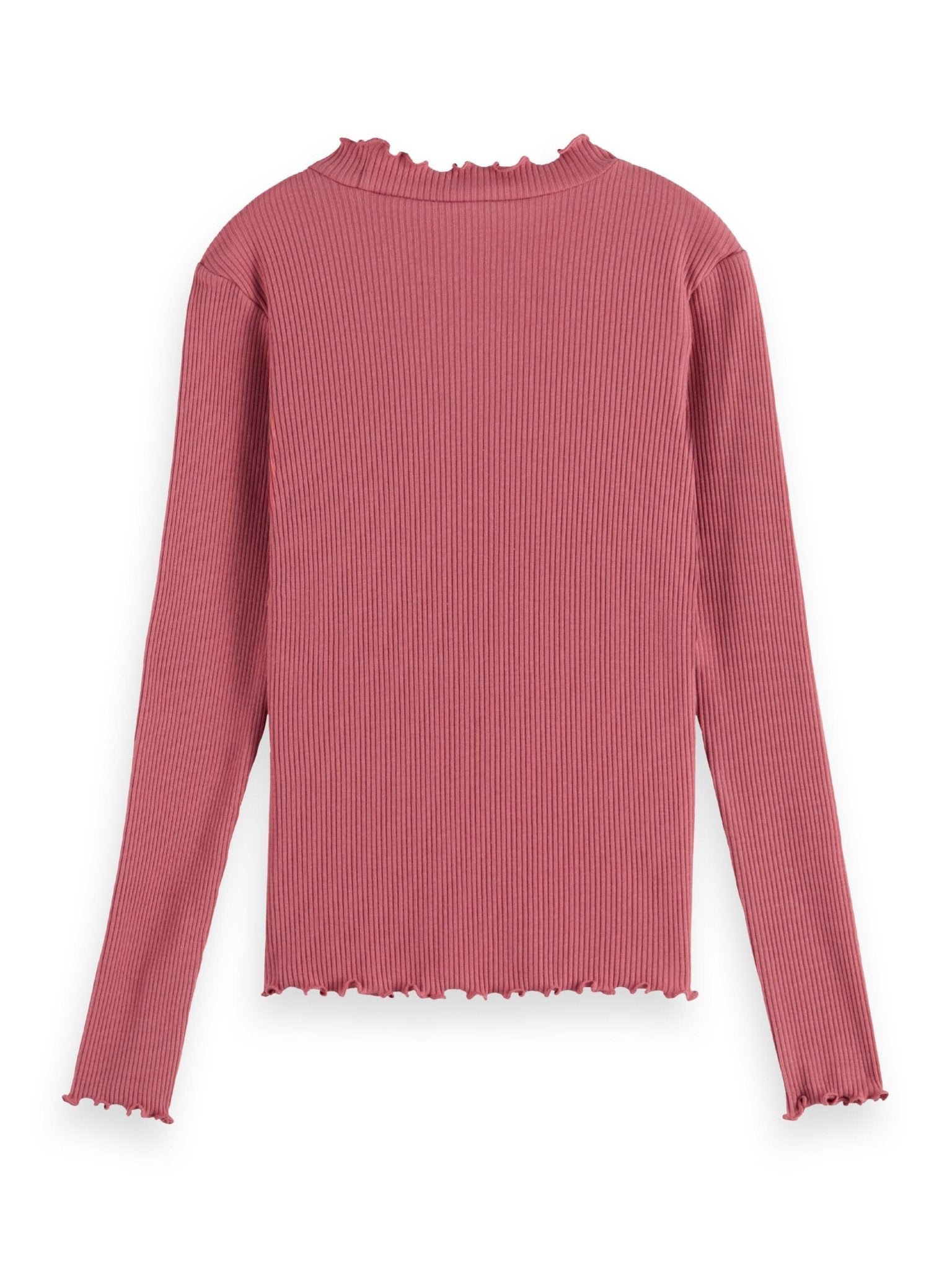 Girls Long - Sleeved Ribbed T-Shirt - NorthGirls